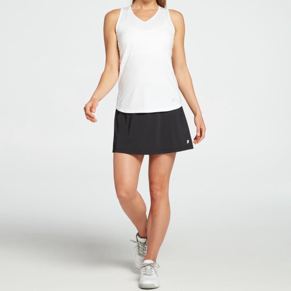NWT Prince Golf Tennis Match Knit Skort Black Women's Pickleball Skort SM & LG